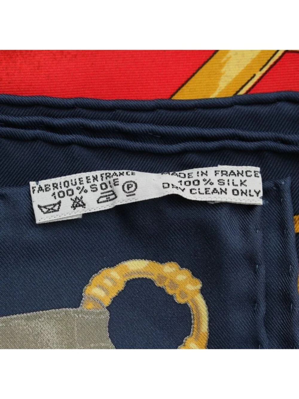 Hermes Soleil de Soie Silk Sun Carre 90 Scarf Red Navy